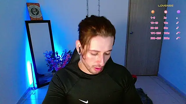 Snapshot of Ares_blue chatting on 01.02.25 Ares blue online show from 01.02.25