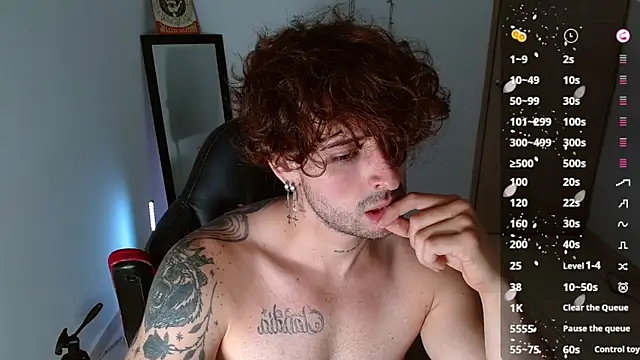 Snapshot of Ares_blue chatting on 01.22.25 Ares blue online show from 01.22.25