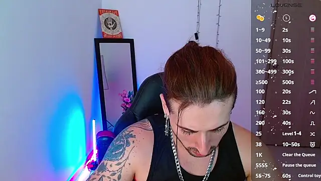 Snapshot of Ares_blue chatting on 01.25.25 Ares blue online show from 01.25.25