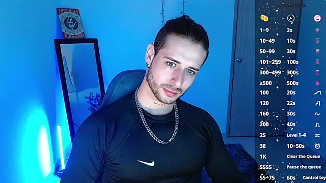 Snapshot of Ares_blue chatting on 02.03.25 Ares blue online show from 02.03.25