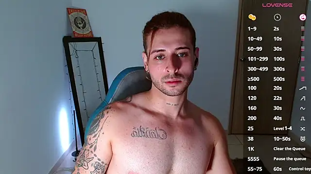 Snapshot of Ares_blue chatting on 02.27.25 Ares blue online show from 02.27.25