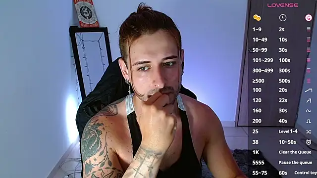 Snapshot of Ares_blue chatting on 03.05.25 Ares blue online show from 03.05.25