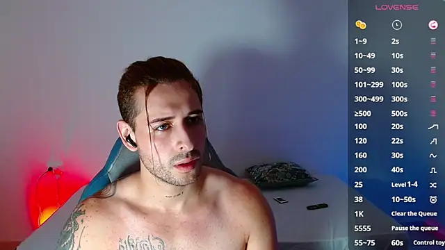 Snapshot of Ares_blue chatting on 03.13.25 Ares blue online show from 03.13.25