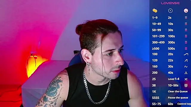 Snapshot of Ares_blue chatting on 03.17.25 Ares blue online show from 03.17.25