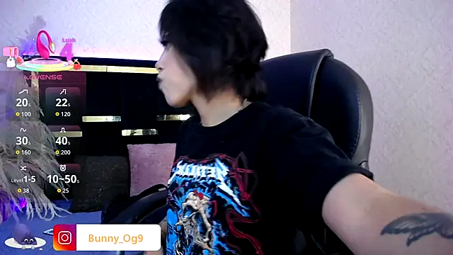 Snapshot of Bunny_O chatting on 09.09.25 Bunny O online show from 09.09.25