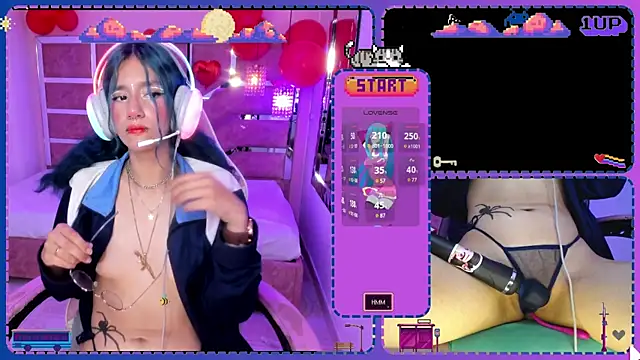 Snapshot of AriDawson chatting on 02.27.25 AriDawson online show from 02.27.25