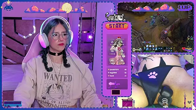 Snapshot of AriDawson chatting on 03.11.25 AriDawson online show from 03.11.25