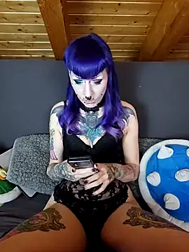 Purple Coffin666 online show from 02.15.25