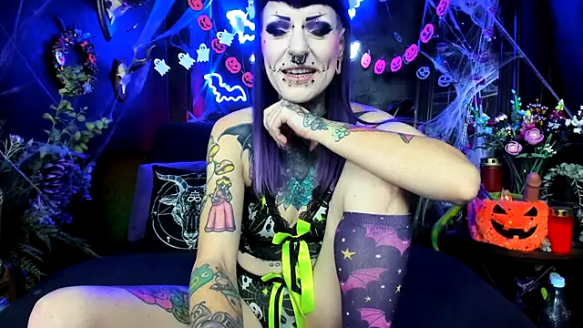 Purple Coffin666 online show from 10.26.25