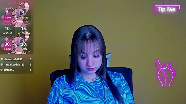 Snapshot of Evelina_GG chatting on 03.19.25 Evelina GG online show from 03.19.25