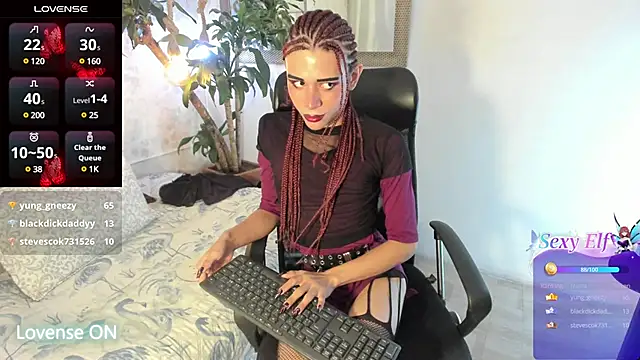Snapshot of pixy_20 chatting on 12.13.24 pixy 20 online show from 12.13.24