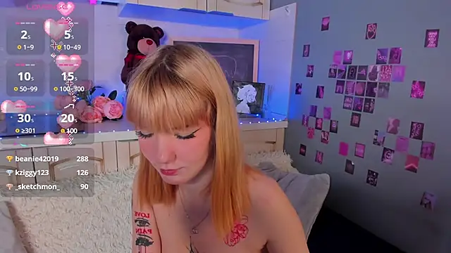 Snapshot of Linablueeyed chatting on 03.01.25 Linablueeyed online show from 03.01.25