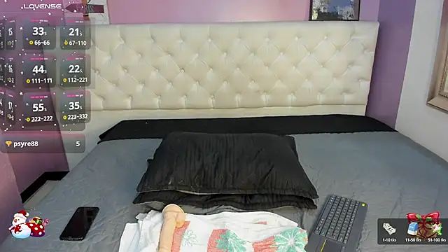 Snapshot of MadameDamn chatting on 12.23.24 MadameDamn online show from 12.23.24