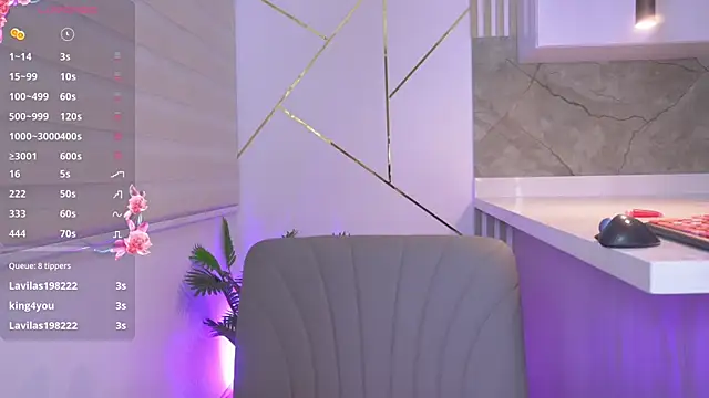 Snapshot of b3llaspringg chatting on 01.19.25 b3llaspringg online show from 01.19.25