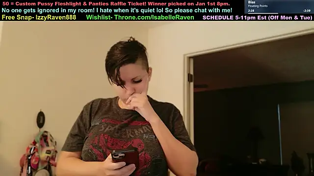 IsabelleRaven online show from 01.11.26