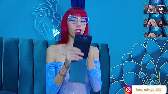 Snapshot of Lunamistyc chatting on 02.18.26 Lunamistyc online show from 02.18.26