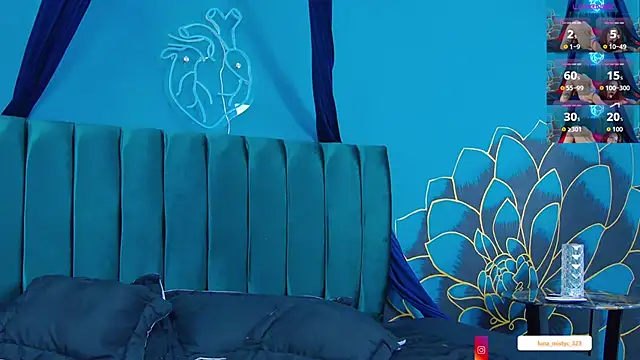 Snapshot of Lunamistyc chatting on 02.20.26 Lunamistyc online show from 02.20.26