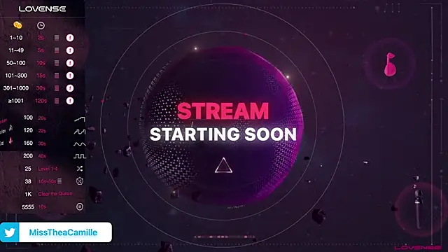 MissTheaCamille online show from 02.04.25