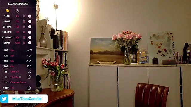 MissTheaCamille online show from 03.23.25