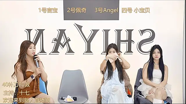 Snapshot of SY-yan chatting on 01.04.25 SY-yan online show from 01.04.25