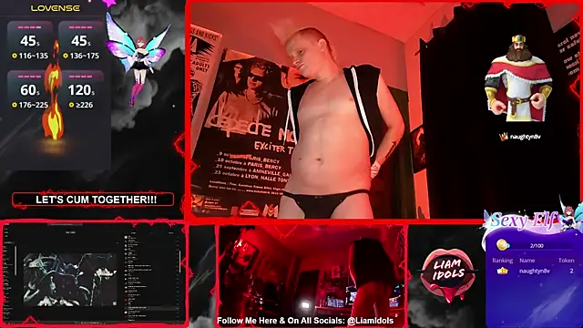 LiamIdols online show from 01.17.25