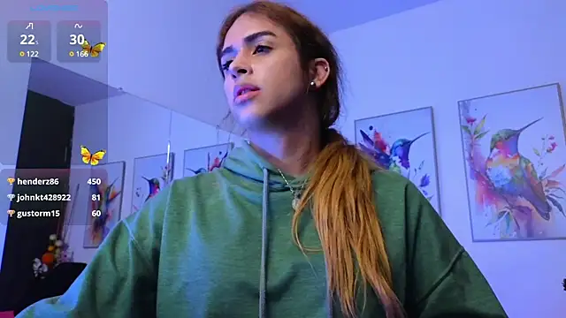 Snapshot of xkim_starx chatting on 01.25.25 xkim starx online show from 01.25.25