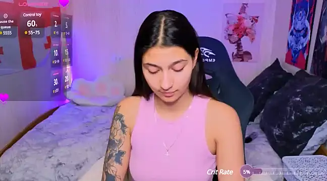 Snapshot of AokiiiKan chatting on 03.21.25 AokiiiKan online show from 03.21.25