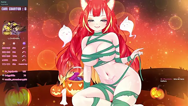 LewdKira VT online show from 10.17.25