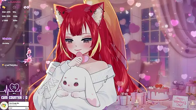 Snapshot of LewdKira_VT chatting on 02.11.26 LewdKira VT online show from 02.11.26