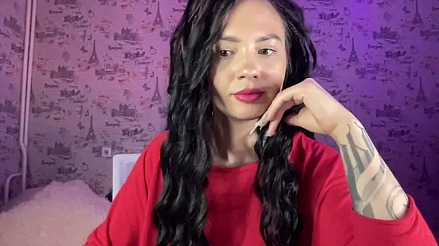 Snapshot of Just_Scarlet_ chatting on 09.25.25 Just Scarlet online show from 09.25.25