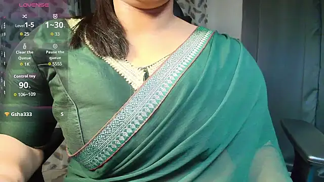 Snapshot of _Lisha_ chatting on 09.23.25  Lisha  online show from 09.23.25