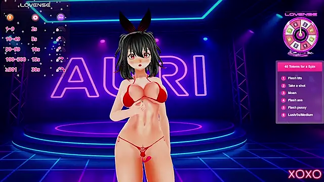 Auri Hikaru online show from 11.19.25