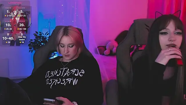 Snapshot of LiliLuna chatting on 03.04.26 LiliLuna online show from 03.04.26