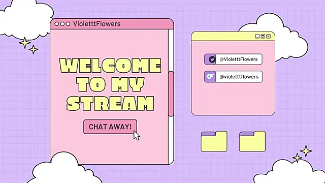 Snapshot of violetttflowers chatting on 04.22.26 violetttflowers online show from 04.22.26