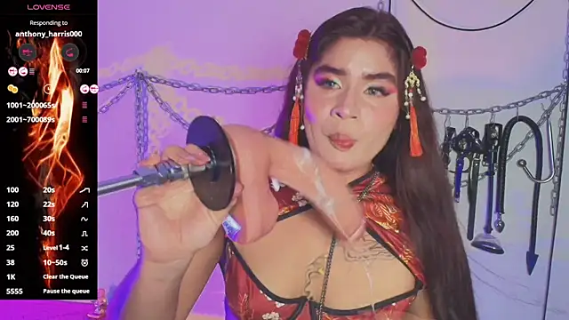 Snapshot of Amyyslave chatting on 07.17.26 Amyyslave online show from 07.17.26