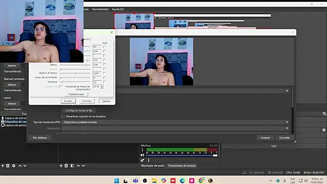 Snapshot of dirty_model chatting on 10.05.25 dirty model online show from 10.05.25