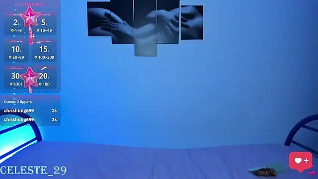 celeste L29 online show from 10.29.25