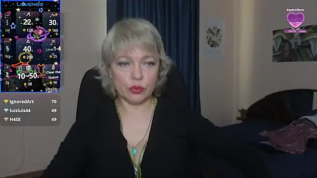 Snapshot of Rosette_Pricky chatting on 10.03.25 Rosette Pricky online show from 10.03.25