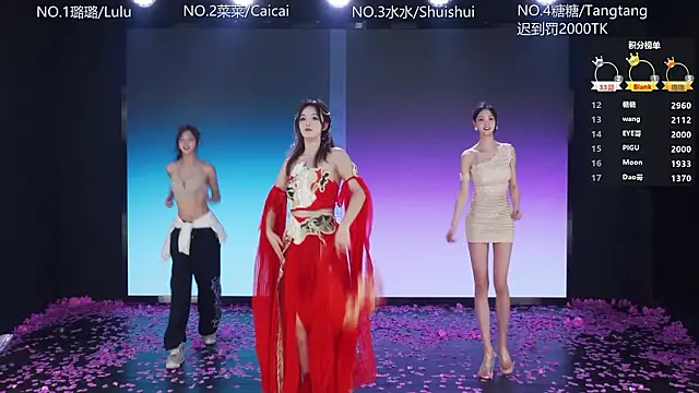 Snapshot of SK-001 chatting on 02.02.26 SK-001 online show from 02.02.26