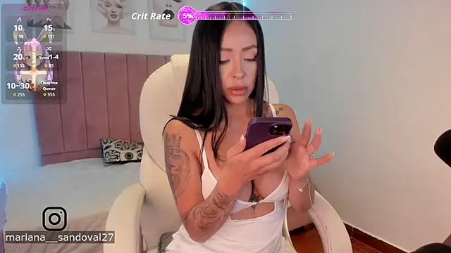 Snapshot of MarianaSandoval27 chatting on 10.01.25 MarianaSandoval27 online show from 10.01.25