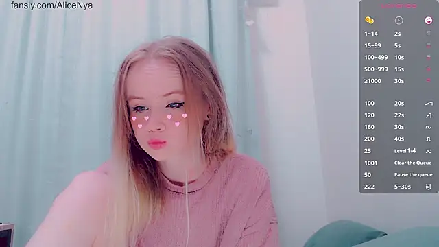 AliceNya cute online show from 02.19.26