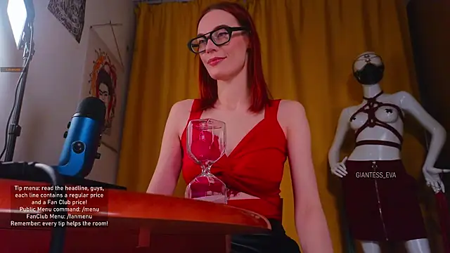 Giantess Eva online show from 11.24.25