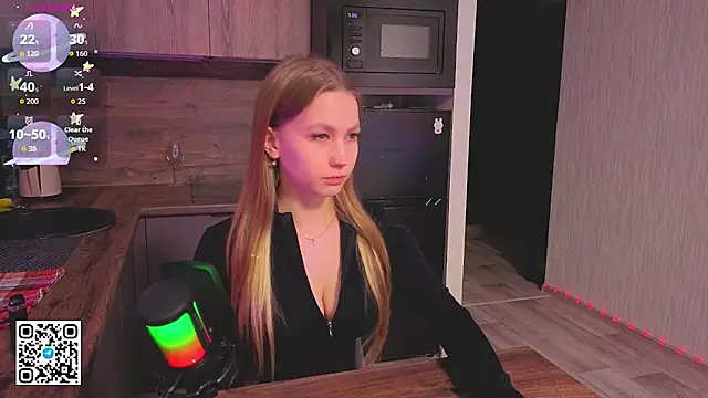Snapshot of BarelyBliss chatting on 11.29.25 BarelyBliss online show from 11.29.25