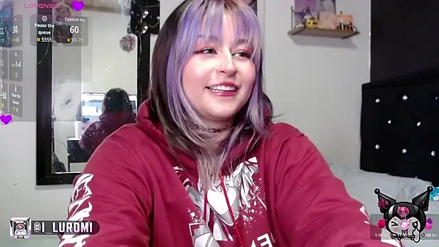 Snapshot of Iluromi chatting on 02.20.26 Iluromi online show from 02.20.26