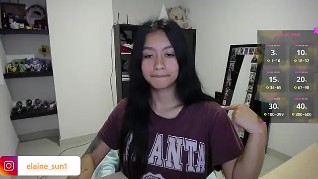 Snapshot of elaine_sun1 chatting on 01.13.26 elaine sun1 online show from 01.13.26