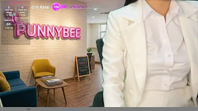 Snapshot of Punnybee chatting on 07.10.26 Punnybee online show from 07.10.26