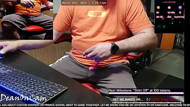 DeanonCam online show from 03.04.26
