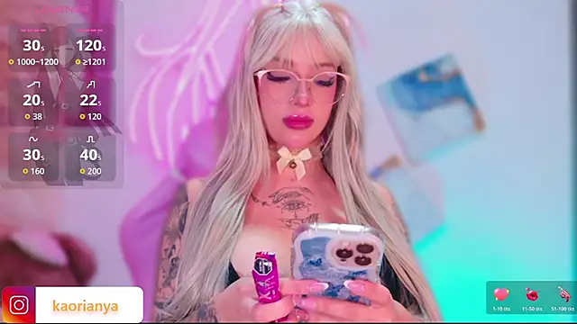 kaorianya online show from 02.23.26