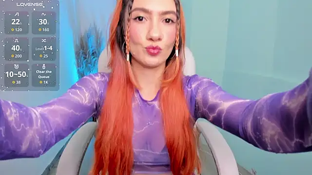 Snapshot of VioletSky1 chatting on 02.20.26 VioletSky1 online show from 02.20.26