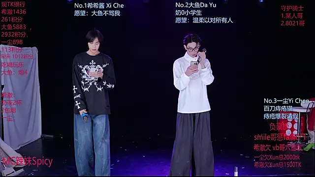 Snapshot of GGBond-02 chatting on 02.13.26 GGBond-02 online show from 02.13.26